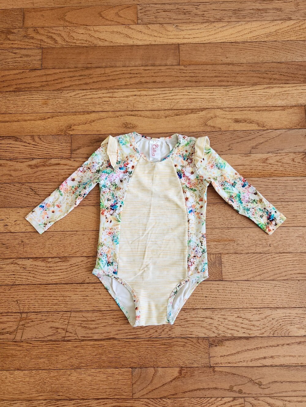 Girls Little Chillies Rash Guard/Bathing Suit Size 12 Months